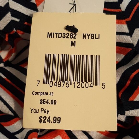 Notations Geometric Print Mini Dress - Picture 6 of 16